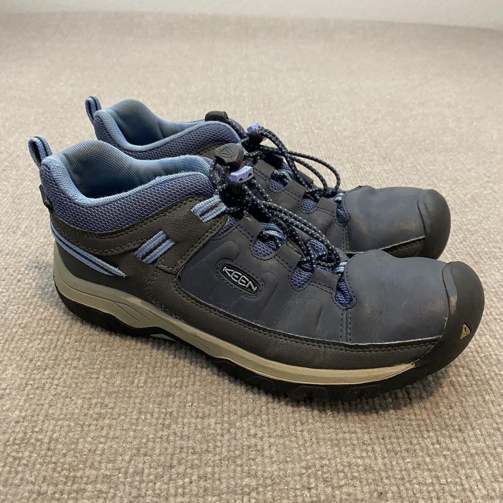 KEEN Shoes Mens Size 6 Blue KEEN.DRY Waterproof Trail Hiking Sneakers 1022922